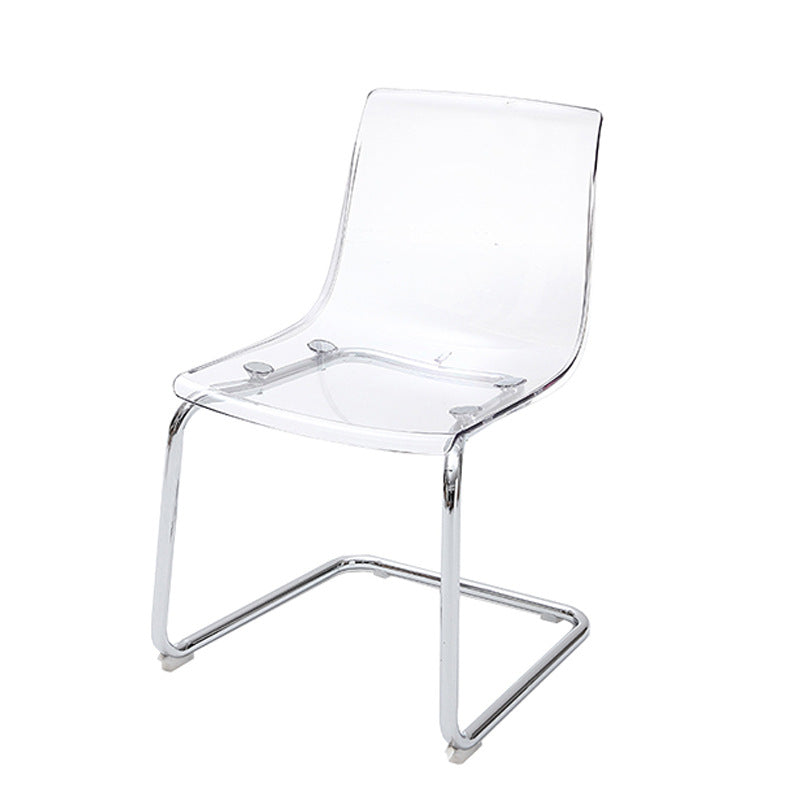 Exportcasual transparent chair designer acrylic toas dining chair for homepopular creative back dining table chair