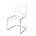 Exportcasual transparent chair designer acrylic toas dining chair for homepopular creative back dining table chair