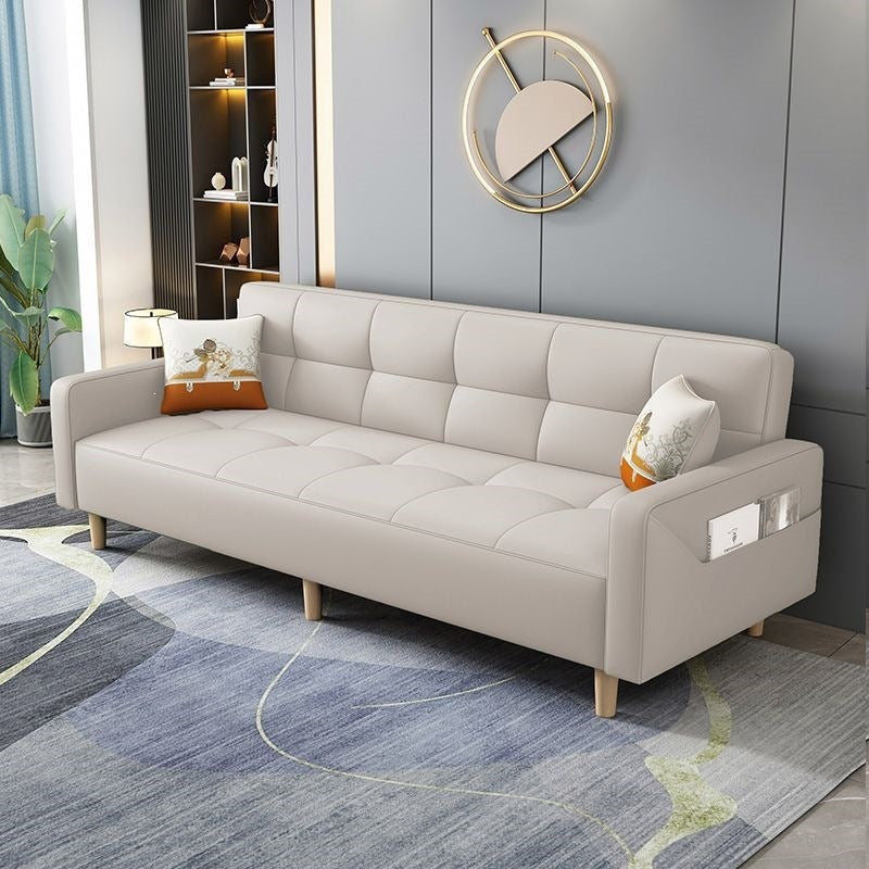 Folding sofa bed - new  model for small living rooms, apartments, and rental properties - 2-in-1 design