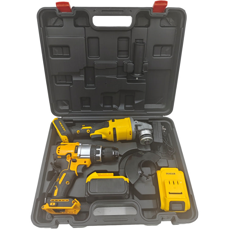 Cross-border brushless impact hand drill angle grinder set high-power lithium battery multi-function set 791 electric drill