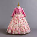 new girls' floral princess dress birthday party chiffon evening gown children's dress
