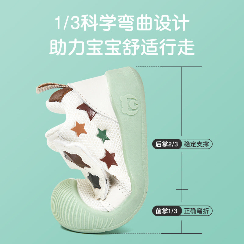 Toddler shoes for boys, spring and autumn, 0-1-2 years old, soft sole infant shoes, children's shoes, infant and toddler shoes for girls