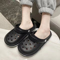 2022 new arrival rubber and plastic shit-feeling fashion women's clogs, lightweight non-slip toe shoes, inner and outer wear sandals