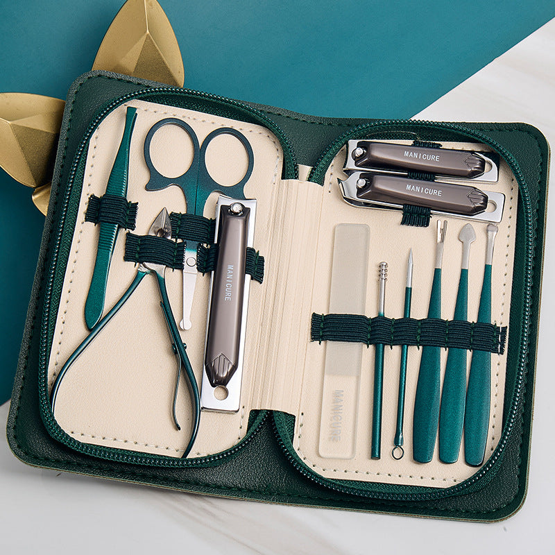 Stainless steel nail clipper set - complete manicure tool kit - nail scissors set - nail clippers - direct from manufacturer - wholesale available