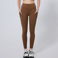 high waist peach butt yoga pants, nude belly tightening tight sports pants, running exercise fitness pants for women