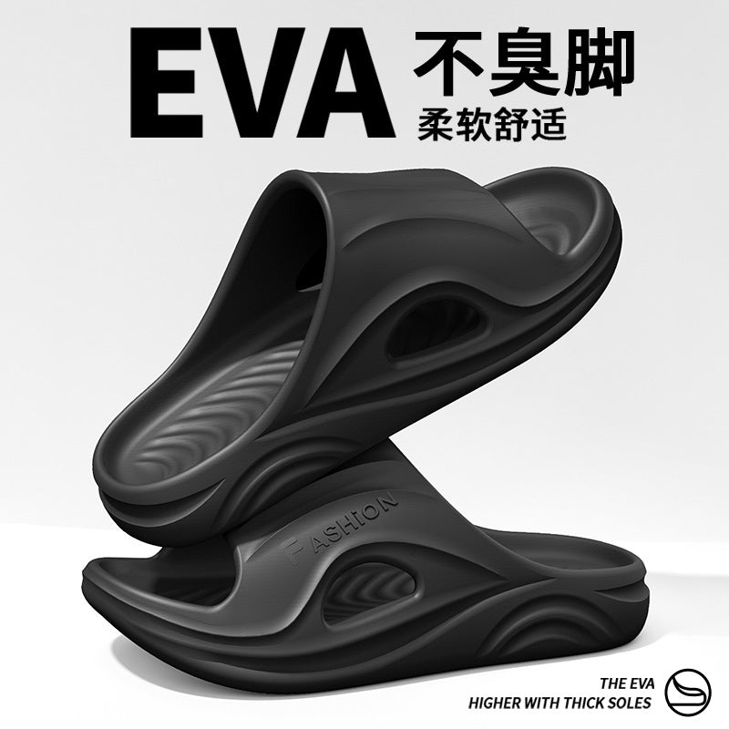 Eva slippers men's indoor couple home soft sole household 2025 new bathroom bath anti-slip sandals outdoor wear