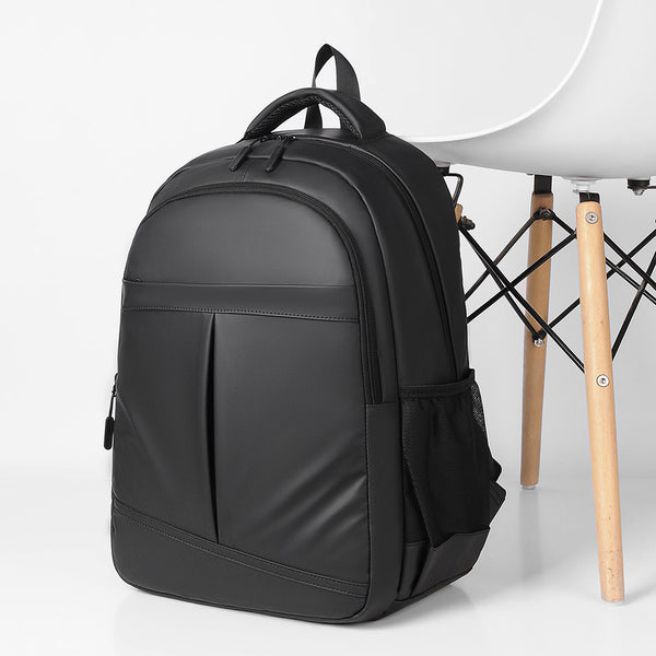 New simple sports backpack fashionable large capacity college student schoolbag business commute leisure double back