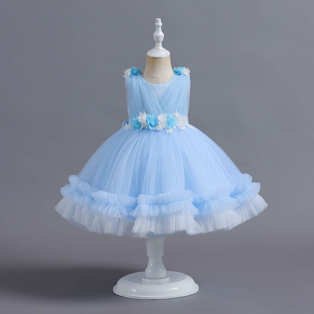 New arrival: children's formal dress - tulle cake skirt princess dress for girls, perfect for flower girls and first birthday celebrations