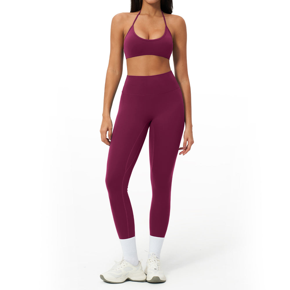 quick-drying yoga clothes suit breathable elastic casual yoga suit seamless running fitness clothes for women 2551