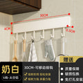 Kitchen punch-free hook wall-mounted door rear movable storage rack spatula spoon kitchen utensils wall-mounted storage rack