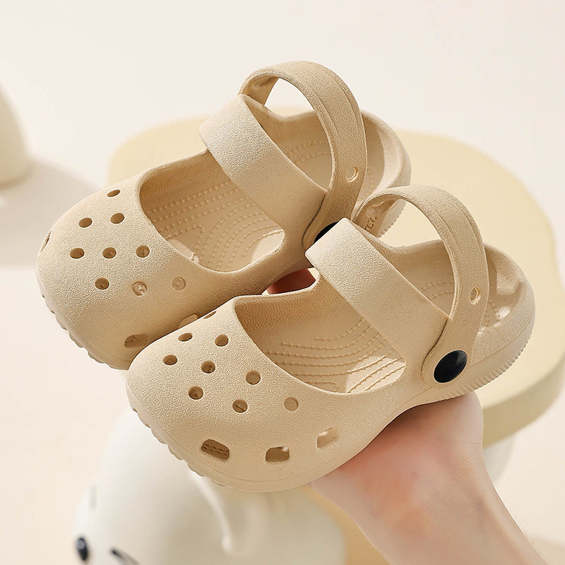 Kids' clogs - summer girls' indoor/outdoor non-slip soft sole princess baby cartoon cute slippers