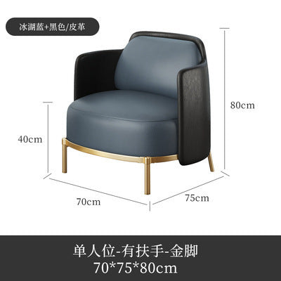 Hotel lobby popular casual sofa beauty salon business reception negotiation table and chairs cafe one table and four chairs slate