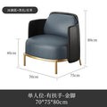 Hotel lobby popular casual sofa beauty salon business reception negotiation table and chairs cafe one table and four chairs slate