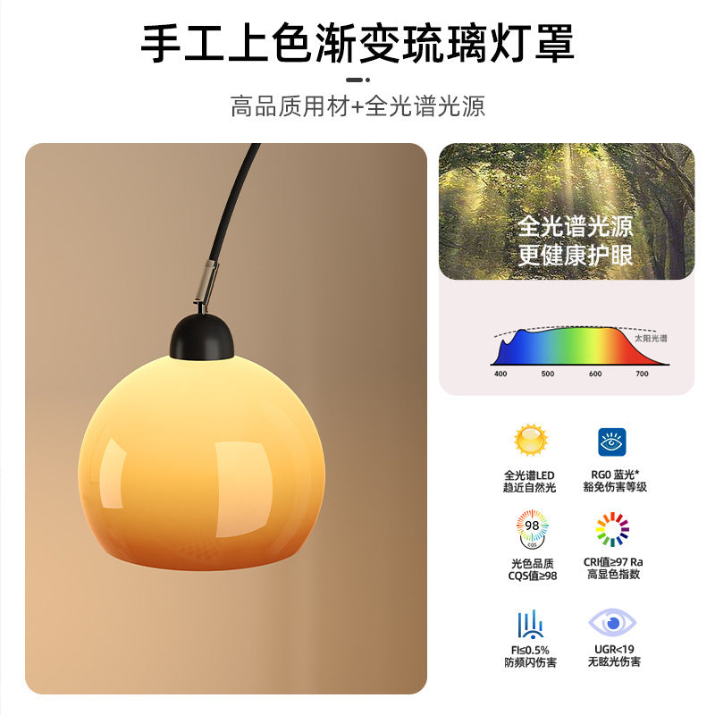 American retro fishing lamp living room atmosphere sofa side table lamp floor lamp medievalvintageclassy bedroom lamp