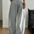 trendy brand women's casual pants -  autumn loose wide-leg flowy versatile trousers