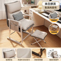 White square tube - rice and gray - waist pillow - footrest - storage bag