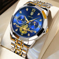 New fashion business men's watch - stylish and trendy design, non-mechanical, waterproof, luminous men's wristwatch