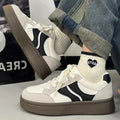 Vintage-inspired, niche white skate shoes with an "instagrammable" aesthetic. new for spring 2026, these versatile white sneakers are the perfect casual footwear