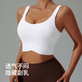 European and american new high-intensity sports bra for women - summer cloud-like yoga tank top, push-up, beautiful back, shockproof sports underwear