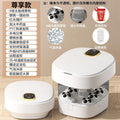 Foldable foot bath basin - fully automatic massage foot soak bucket - electric heated foot wash basin - smart thermostatic deep bucket foot bath