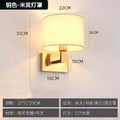 Hotel bedside reading wall lamp - new spotlight with switch, modern minimalist fabric bedroom study wall light