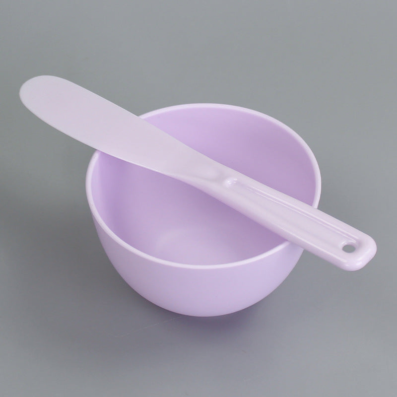 Beauty tpr imitation silicone mask bowl soft mask bowl stick silicone bowl mixing stick pp beauty worker
