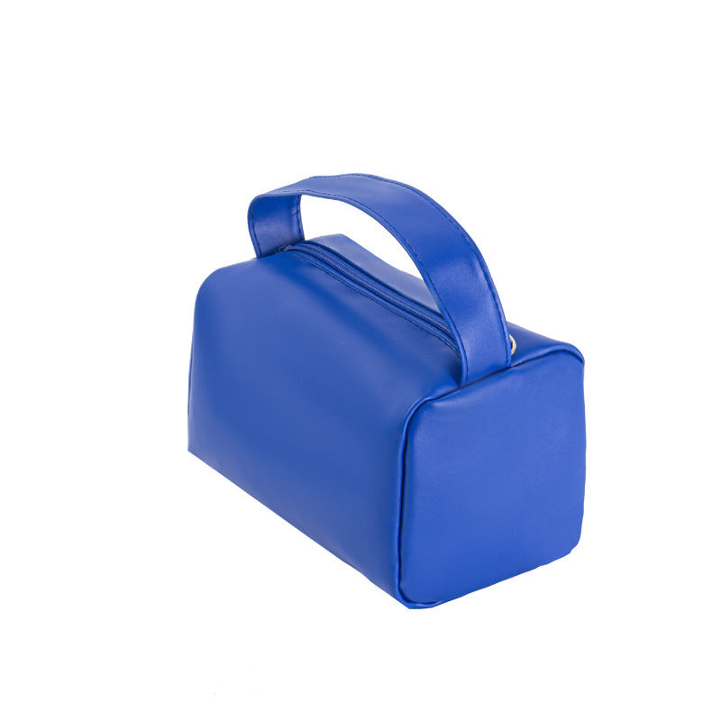 Portable cosmetic bag, new candy color, large-capacity storage bag, finishing bag, cosmetics, portable toilet bag, wholesale.