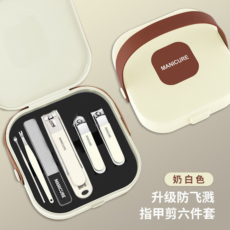 portable anti-splash nail clipper set beauty manicure nail clipper set manicure tool set complete set