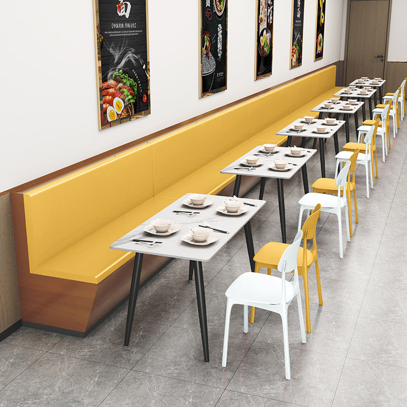Company staff canteen catering snacks fast food restaurant dining table and chair commercial combination powder shop noodle shop restaurant restaurant school