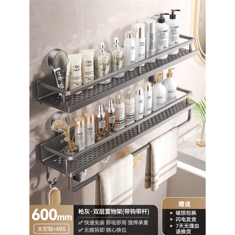 Shelf, toilet wall hanging, no punching on the wall, bathroom storage basket, toilet, hand wash, storage rack corner