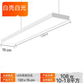 Led ceiling light/pendant light - dual use - rectangular led linear pendant light for gym, supermarket, office, shop, and mall