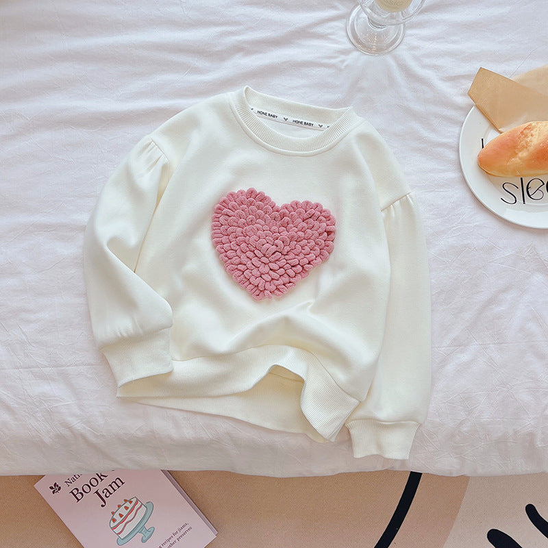 【sweatshirt collection】girls' sweatshirt - new spring/autumn cartoon long sleeve fashionable and stylish casual top for little girls