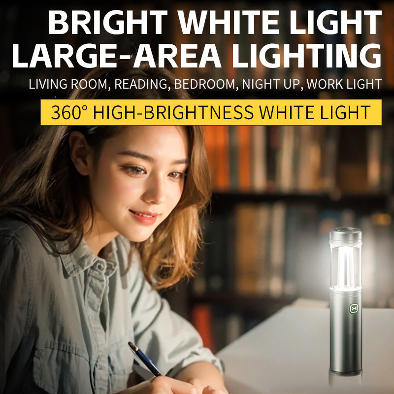 3-in-1 camping light, long battery life, multi-functional outdoor camping, fishing, portable flashlight, spot wholesale