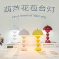 Danish mushroom bud table lamp - vintage, instagrammable bedside night light for girls - led bed lamp