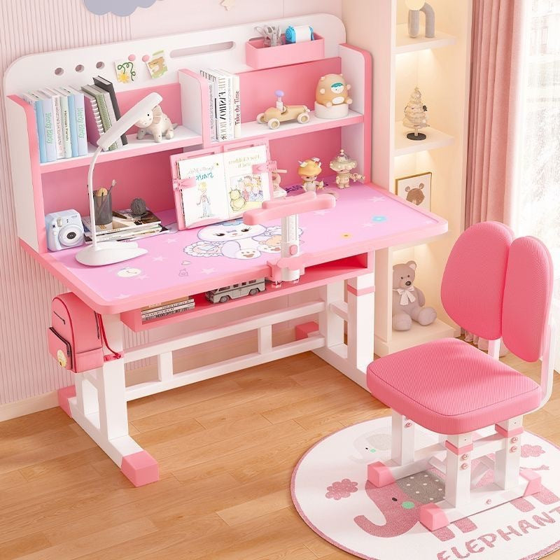 Multi-functional children's study desk for primary and middle school students - adjustable height, bedroom desk and chair set for writing and homework