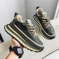 Men's shoes: 2025 spring new arrivals - breathable low-top dad shoes, versatile trendy chunky sole height-increasing sneakers, athletic casual footwear
