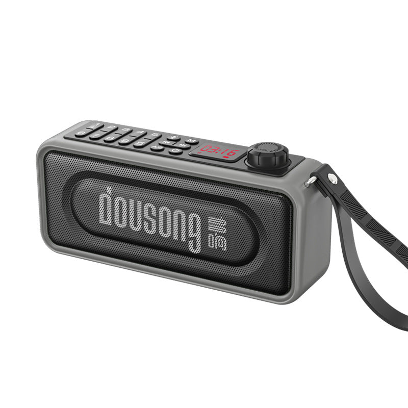 Duo xiang dx-100 bluetooth speaker - portable multimedia speaker with radio, recording function, dual sim, and high volume