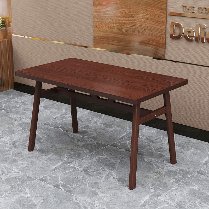 Complete dining table and chair combination Snack bar Milk tea breakfast shop restaurant table and chair canteen dining table and chair commercial restaurant table and chair