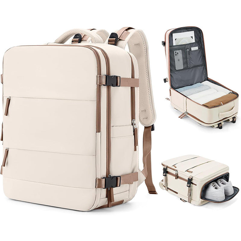 New travel backpack portable large-capacity multi-functional waterproof business backpack dry and wet separation leisure travel bag