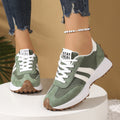 plus size women's shoes new arrival breathable leather sneakers women's korean version thick solecasual soft bottom running dad shoes