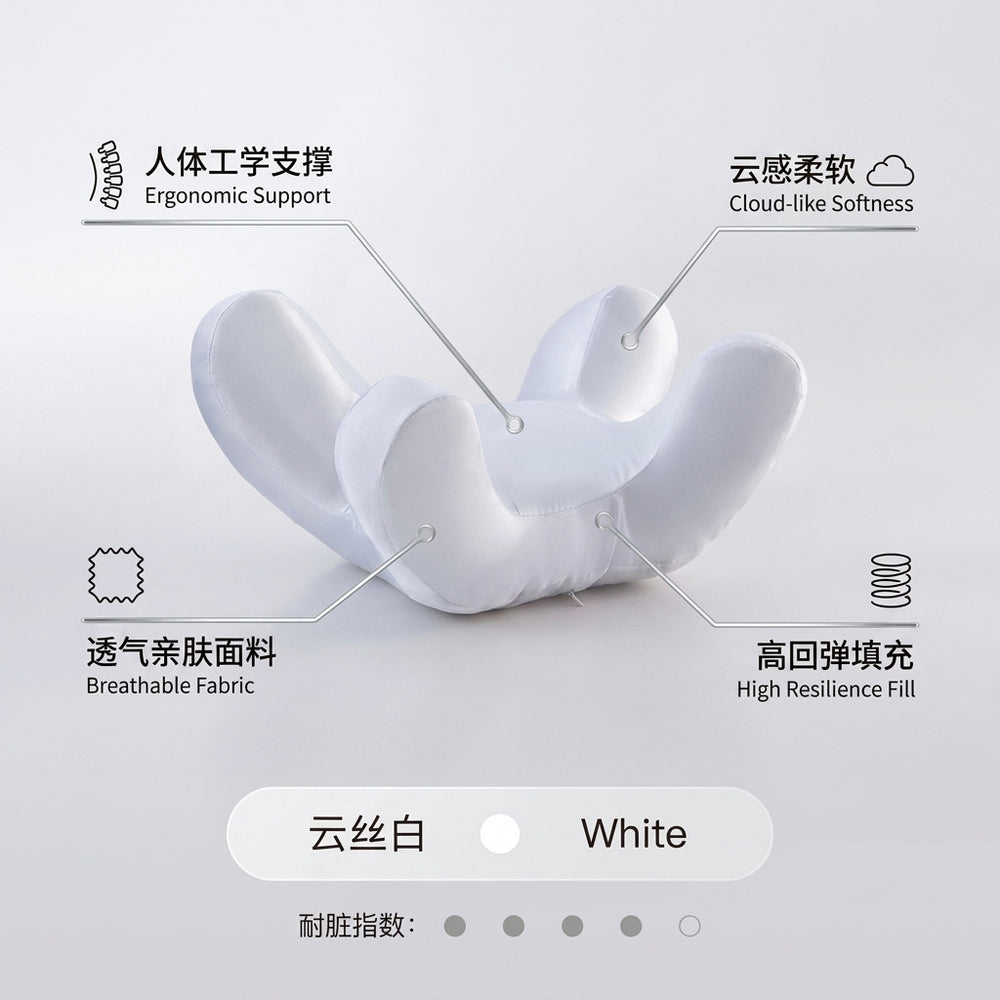 Neck massage pillow - home use, relieves shoulder and neck pressure, beauty pillow, neck support, gravity acupressure cervical pillow, body pillow core