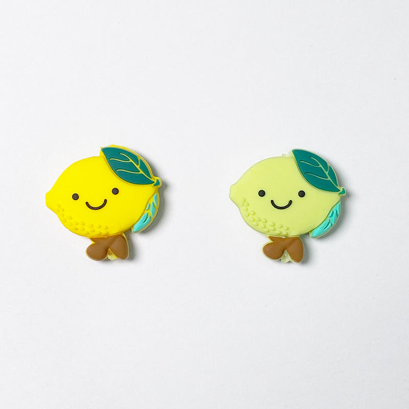 Cross-border food-grade baby molar beads, cartoon jewelry, loose bead accessories, gnawing teething beads, cartoon silicone beads.