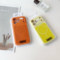 Fine hole two-color thin circle magnetic liquid silicone apple 17promax mobile phone case suitable for iphone16 skin-feeling case