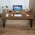 Computer desk desktop office desk bench table solid wood long table desk student home bedroom gaming desk workstation