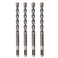 Non-standard impact drill bit electric hammer concrete drilling two-slot round handle four-pit square handle wall-penetrating two-pit cement wall drill
