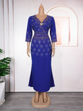 Aliexpress elegant women's dress fashion cross-border foreign trade african new arrivalplus sizedress