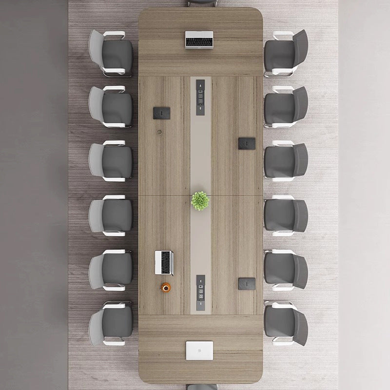 Saint li conference table - modern minimalist rectangular table for meetings, negotiations, and training (large size)