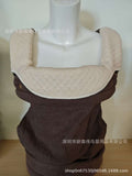 Baby waist stool, baby carrier, saliva towel, colorful cotton jacquard shoulder strap, towel pad, pure cotton shoulder pads, anti-chewing and sucking towel