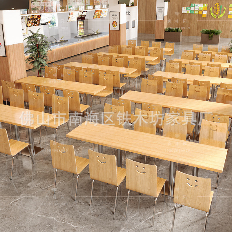 Canteen table and chair combination, noodle restaurant, burger, pizza shop, dessert, snack, fast food restaurant, simple hotel, Shaxian table and chair