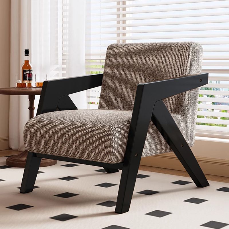 Single sofa chair popular richard solid wood lazy sofa milk tea shop coffee shop table and chair combination b&b sofa